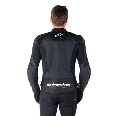 bunda FASTER 3 AIRFLOW, ALPINESTARS (černá/bílá) 2025