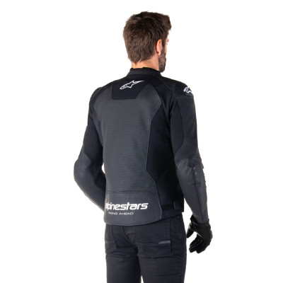 bunda FASTER 3 AIRFLOW, ALPINESTARS (černá/bílá) 2025