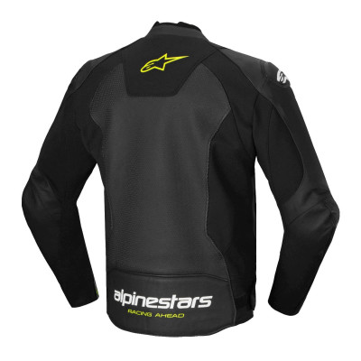 bunda FASTER 3 AIRFLOW, ALPINESTARS (černá/bílá/žlutá fluo) 2025