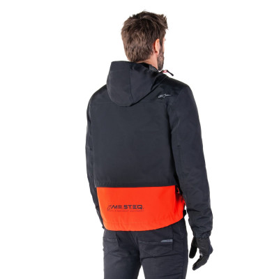 bunda MOOTANT WATERPROOF PARKA, ALPINESTARS (černá/oranžová fluo) 2025