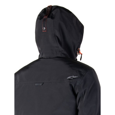bunda MOOTANT WATERPROOF PARKA, ALPINESTARS (černá/oranžová fluo) 2025