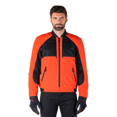bunda MOOTANT WATERPROOF PARKA, ALPINESTARS (černá/oranžová fluo) 2025