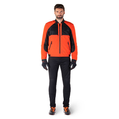 bunda MOOTANT WATERPROOF PARKA, ALPINESTARS (černá/oranžová fluo) 2025