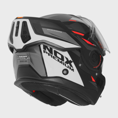 přilba SPINNER, NOX PREMIUM (černá,bílá,červená) 2026