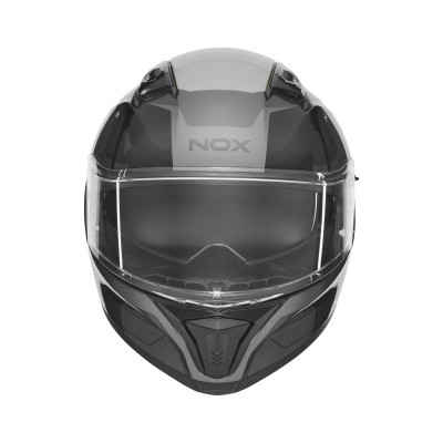 přilba N402 MENTOR, NOX (černá, stříbrná) 2026