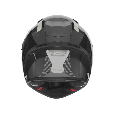 přilba N402 MENTOR, NOX (černá, stříbrná) 2026