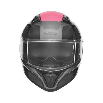 přilba N402 MENTOR, NOX (černá, růžová) 2026