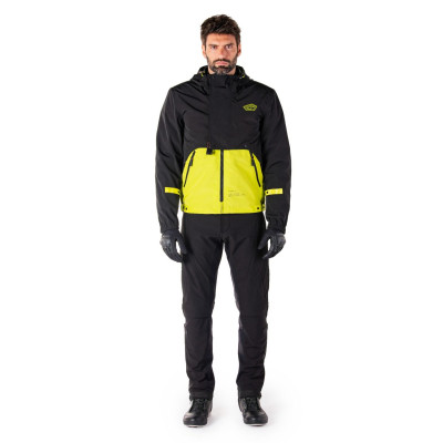 bunda MOOTANT WATERPROOF PARKA, ALPINESTARS (černá/žlutá fluo) 2025