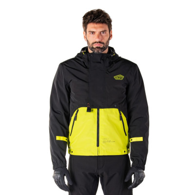 bunda MOOTANT WATERPROOF PARKA, ALPINESTARS (černá/žlutá fluo) 2025