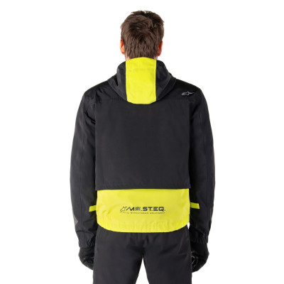 bunda MOOTANT WATERPROOF PARKA, ALPINESTARS (černá/žlutá fluo) 2025