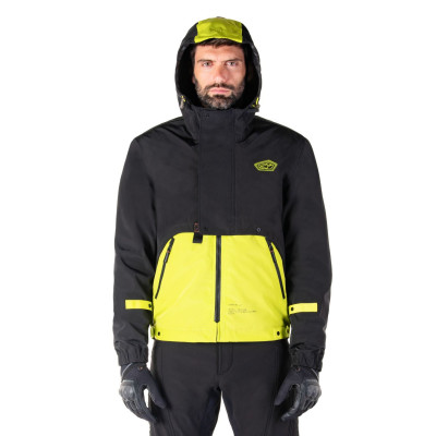 bunda MOOTANT WATERPROOF PARKA, ALPINESTARS (černá/žlutá fluo) 2025