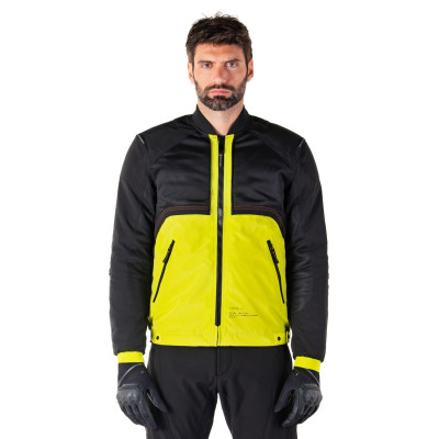 bunda MOOTANT WATERPROOF PARKA, ALPINESTARS (černá/žlutá fluo) 2025
