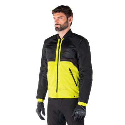 bunda MOOTANT WATERPROOF PARKA, ALPINESTARS (černá/žlutá fluo) 2025