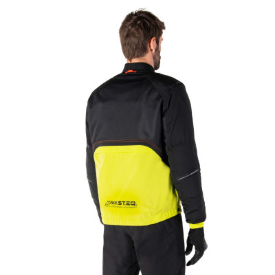 bunda MOOTANT WATERPROOF PARKA, ALPINESTARS (černá/žlutá fluo) 2025