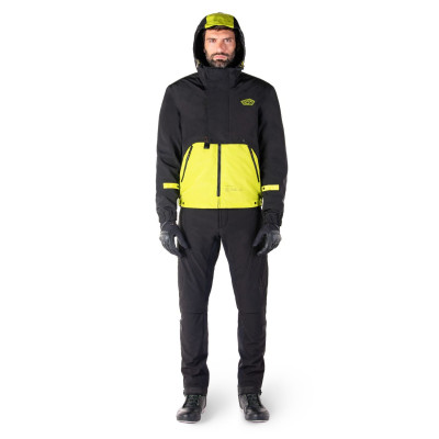 bunda MOOTANT WATERPROOF PARKA, ALPINESTARS (černá/žlutá fluo) 2025