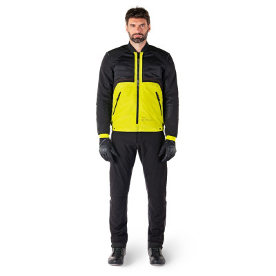 bunda MOOTANT WATERPROOF PARKA, ALPINESTARS (černá/žlutá fluo) 2025