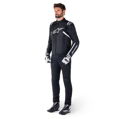 bunda T-SPS 2 WATERPROOF, ALPINESTARS (černá/bílá) 2025