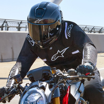 bunda T-SPS 2 WATERPROOF, ALPINESTARS (černá/bílá) 2025