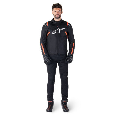 bunda T-SPS 2 WATERPROOF, ALPINESTARS (černá/bílá/červená fluo) 2025