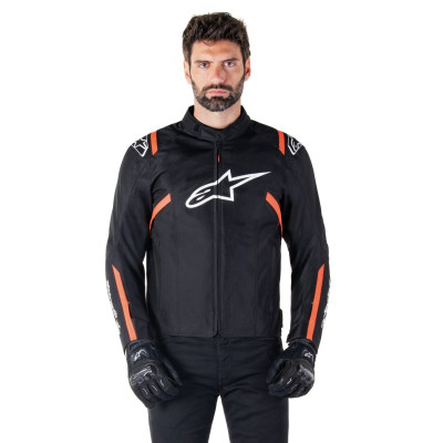 bunda T-SPS 2 WATERPROOF, ALPINESTARS (černá/bílá/červená fluo) 2025