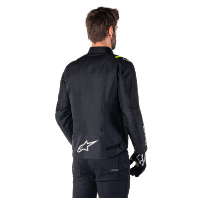 bunda T-SPS 2 WATERPROOF, ALPINESTARS (černá/bílá/žlutá fluo) 2025