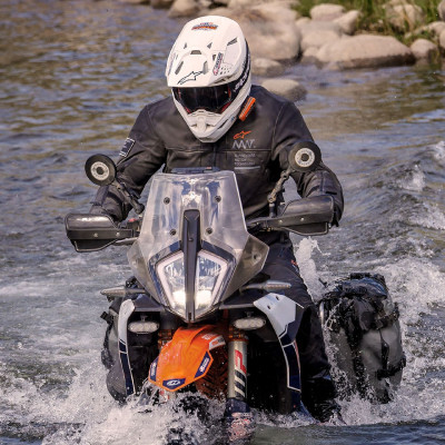 bunda AMT-8 STRETCH DRYSTAR XF, ALPINESTARS (černá) 2025