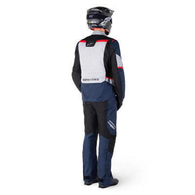 bunda ST-1 WATERPROOF, ALPINESTARS (tmavě modrá/černá/červená) 2025