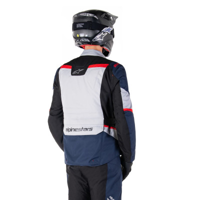 bunda ST-1 WATERPROOF, ALPINESTARS (tmavě modrá/černá/červená) 2025