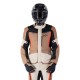 bunda ST-1 WATERPROOF, ALPINESTARS (tmavá khaki/písková/černá/červená fluo) 2025