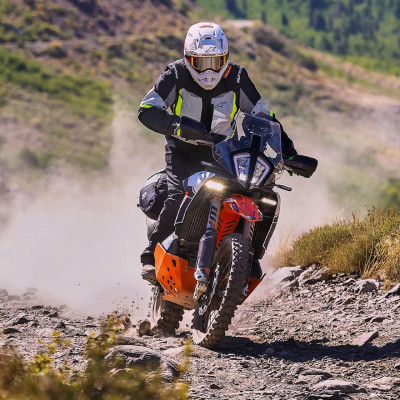 bunda ST-1 WATERPROOF, ALPINESTARS (světle šedá/černá/žlutá fluo) 2025