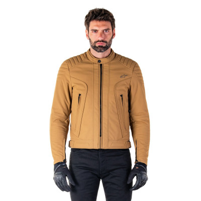 bunda CLAYTON WATER RESISTANT, ALPINESTARS (světle hnědá) 2025