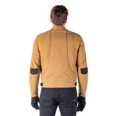 bunda CLAYTON WATER RESISTANT, ALPINESTARS (světle hnědá) 2025