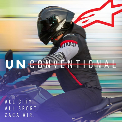 bunda ZACA AIR WATERPROOF, ALPINESTARS (černá/bílá/červená fluo) 2025