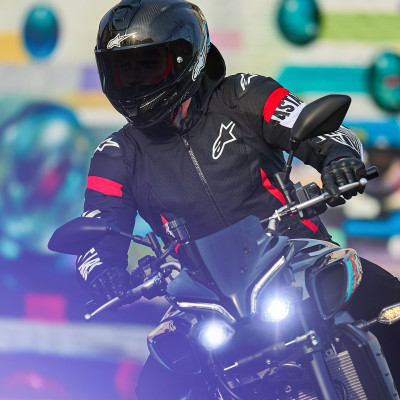 bunda ZACA AIR WATERPROOF, ALPINESTARS (černá/bílá/červená fluo) 2025