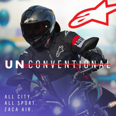 bunda ZACA AIR WATERPROOF, ALPINESTARS (černá/bílá/červená fluo) 2025