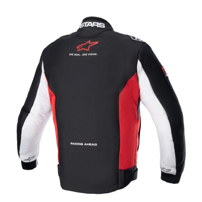 bunda MONZA SPORT, ALPINESTARS (černá/červená/bílá) 2025