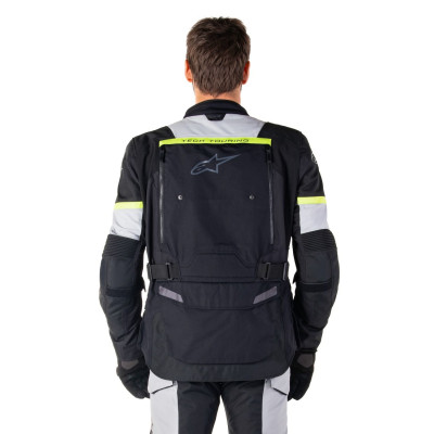 bunda BOGOTA PRO DRYSTAR, ALPINESTARS (černá/šedá/žlutá fluo) 2025