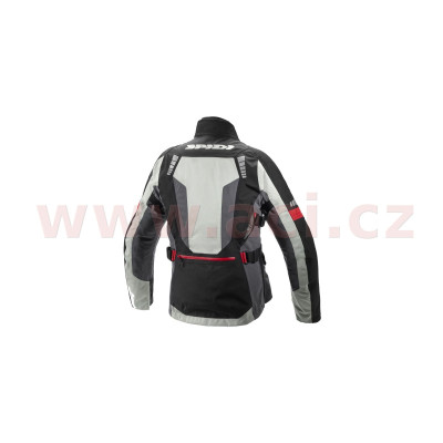 bunda OUTLANDER, SPIDI (černá/šedá/červená)