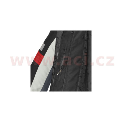 bunda OUTLANDER, SPIDI (černá/šedá/červená)