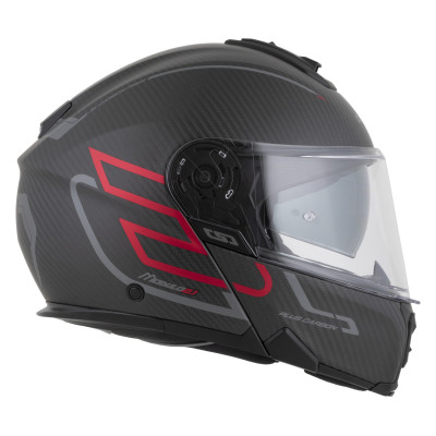 přilba Modulo 2.1 Plus Carbon, CASSIDA (carbon matná/červená metalická/reflexní stříbrná/černá) 2026