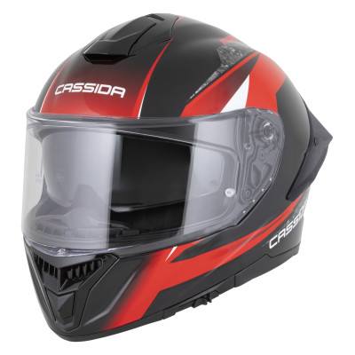 přilba Integral GTS 2.1 Mega, CASSIDA (černá/červená/bílá) plexi s přípravou pro Pinlock 2026