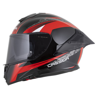 přilba Integral GTS 2.1 Mega, CASSIDA (černá/červená/bílá) plexi s přípravou pro Pinlock 2026