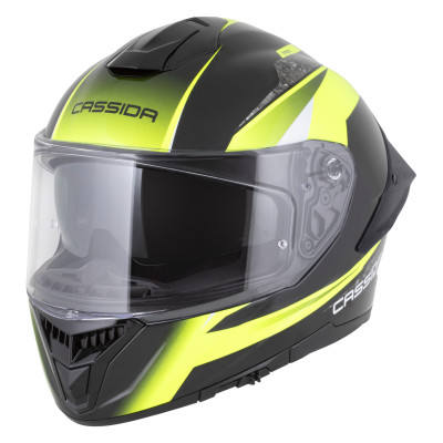 přilba Integral GTS 2.1 Mega, CASSIDA (černá/žlutá fluo/bílá) plexi s přípravou pro Pinlock 2026