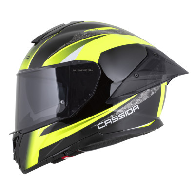 přilba Integral GTS 2.1 Mega, CASSIDA (černá/žlutá fluo/bílá) plexi s přípravou pro Pinlock 2026