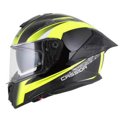 přilba Integral GTS 2.1 Mega, CASSIDA (černá/žlutá fluo/bílá) plexi s přípravou pro Pinlock 2026