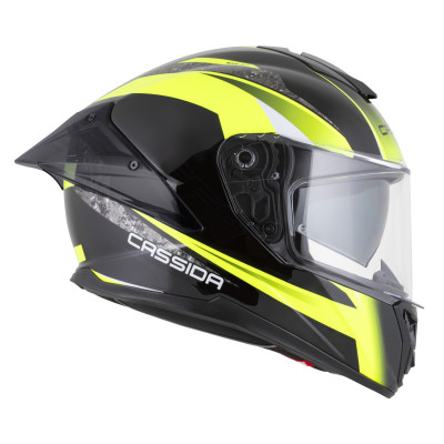 přilba Integral GTS 2.1 Mega, CASSIDA (černá/žlutá fluo/bílá) plexi s přípravou pro Pinlock 2026