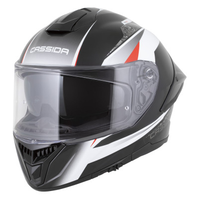 přilba Integral GTS 2.1 Mega, CASSIDA (černá/bílá/červená) plexi s přípravou pro Pinlock 2026