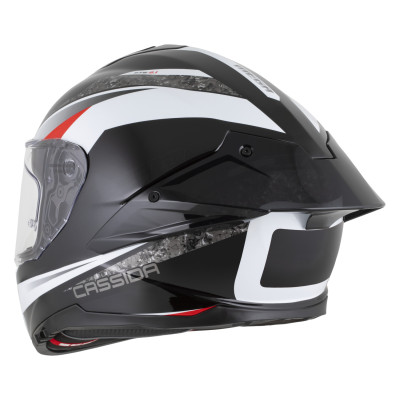 přilba Integral GTS 2.1 Mega, CASSIDA (černá/bílá/červená) plexi s přípravou pro Pinlock 2026