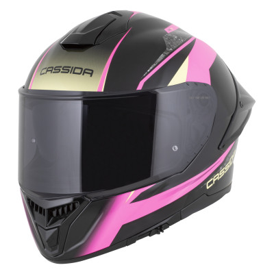 přilba Integral GTS 2.1 Mega, CASSIDA (černá/růžová/bílá/vanilková) plexi s přípravou pro Pinlock 2026
