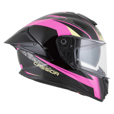 přilba Integral GTS 2.1 Mega, CASSIDA (černá/růžová/bílá/vanilková) plexi s přípravou pro Pinlock 2026